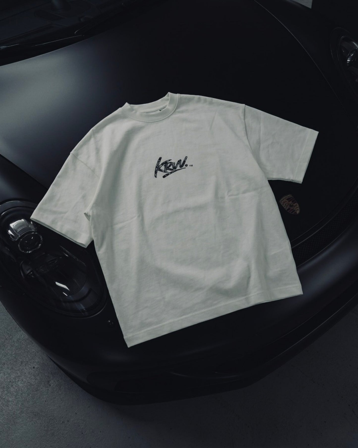 BOX TEE — WHITE / KRVV